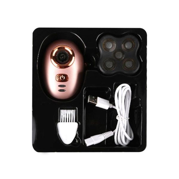 

electric shaver shaving head machine five-head rechargeable waterproof washing self-care optical head shaving knife