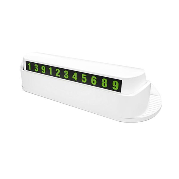 

car perfume parking number plate hidden luminous air freshener phone card holder