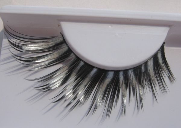 

new halloween party masquerade popular zebra print lips lengthen false eyelashes