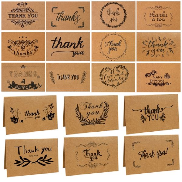 

18 style blank thank you paper cards note envelopes greeting wedding party reception crafts