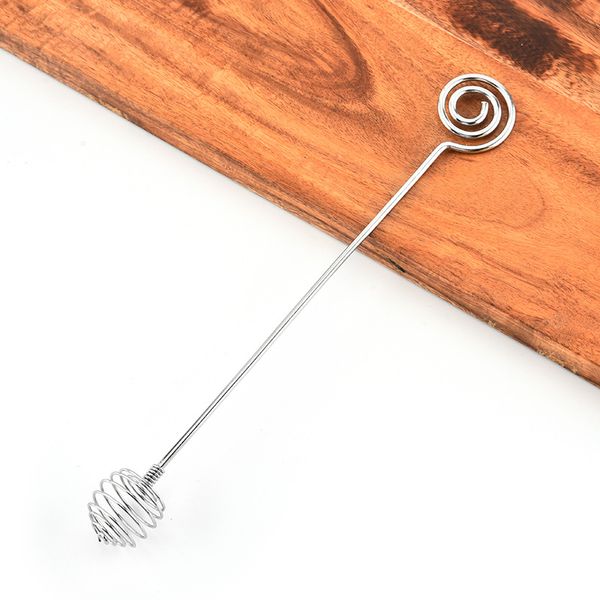 

stainless steel honey stirrer long handle milk powder coffee mixing stick multifunction shaker eggbeater kitchen accessories