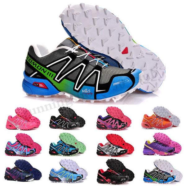 

2018 новый speedcross 3 speed shoes womens walking ourdoor speed cross shoes спортивная походная обувь для бега размер us5-11.5 tq03, Black;brown