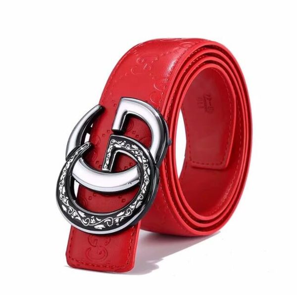 

fashion brand leather men's belt designer luxury h smooth leather belt men's and women's luxury belt of shipping, Black;brown