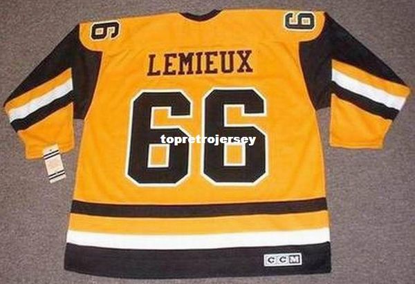 

wholesale mens mario lemieux pittsburgh penguins 1984 ccm vintage retro hockey jersey, Black;red