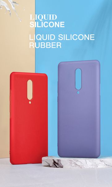 

original liquid silicone case for oneplus 6 6t luxury solid color cover one plus 7 pro shockproof bumper oneplus7 oneplus7pro 6t