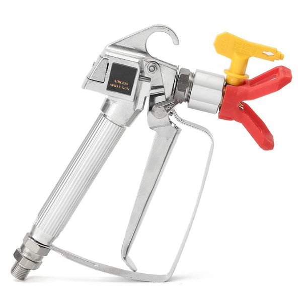 

3600psi airless paint sprayer g u n high pressure with 517 yellow spray tip nozzle guard power tool spraying machine