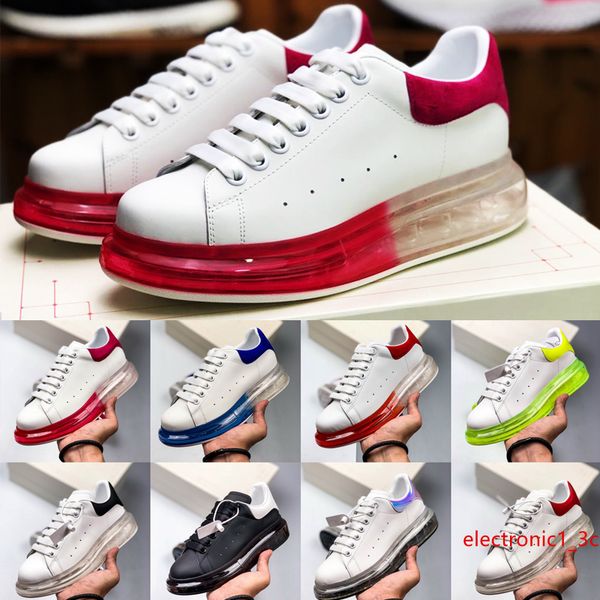 

mens new luxury designer shoes fashion women leather lace up platform oversized cushion sole sneakers casual shoes 36-45