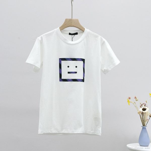 

20ss funny square face fashion mens t shirt for men deisgner new designer soft breathable summer tshirts men women casual men t shirts, White;black