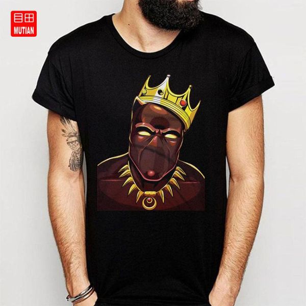 

biggie panther king wakanda t shirt, White;black
