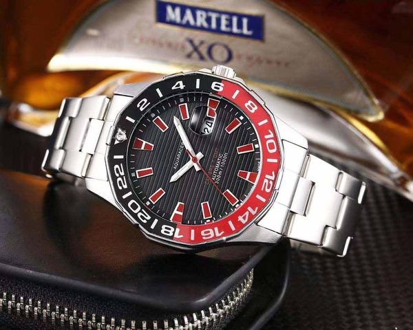 

brand designer mens watch super calera dive cv5115 5185 men mechanical watches rubber strap orologio di moda sports watches, Slivery;brown