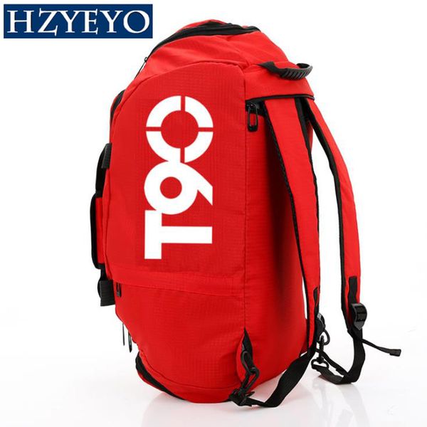 

new men sport gym bag women fitness waterproof outdoor separate space for shoes pouch rucksack hide backpack sac de t90