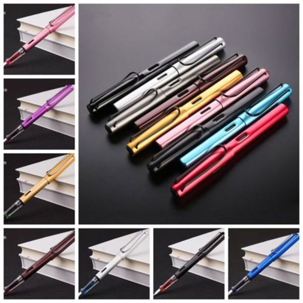 

limit shows aluminum alloy fountain pen extra fine nib 0.38mm metal pen gifts