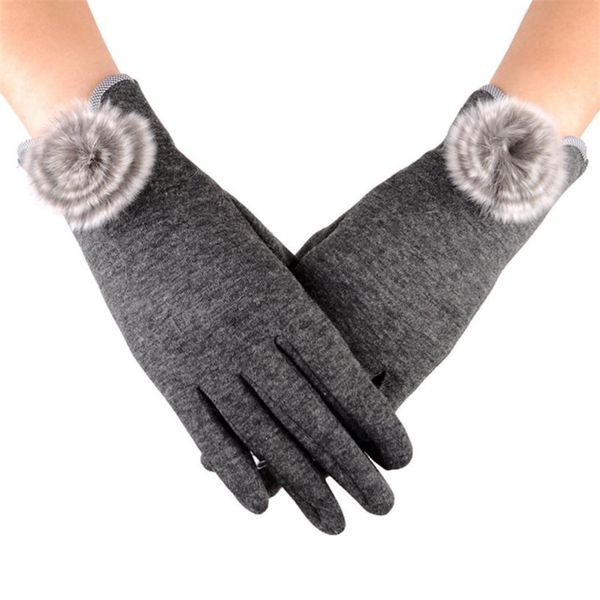 Теплая наручный fashion-перчатка для зимы Guantes пар HOMBRES Удивительного