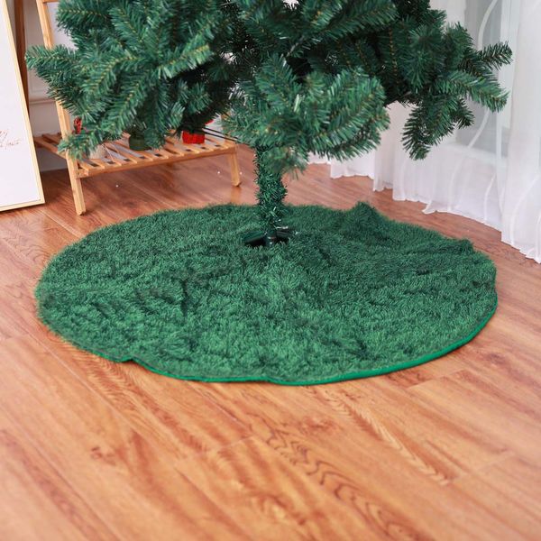 

1pc 78cm christmas tree skirt base floor mat cover xmas merry tree ornament santa claus deer felt christmas home
