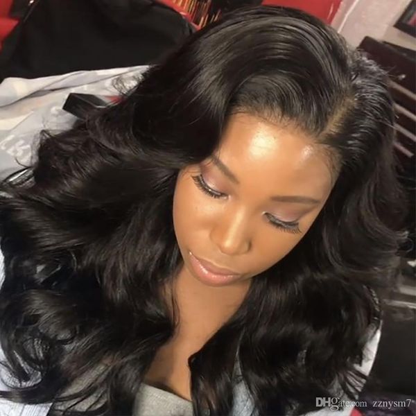 

360 lace frontal wig brazilian body wave lace front high temperature wire wigs for black women pre plucked