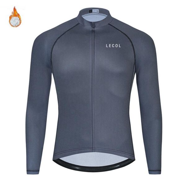 

cycling jersey winter thermal fleece men long sleeve pro mtb triathlon clothing ropa ciclismo maillot warm bike, Black;red