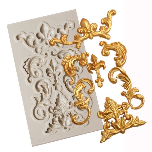 

yueyue sugarcraft 1 шт border силиконовых форм помадка формы торт украшение инструментов шоколад gumpaste