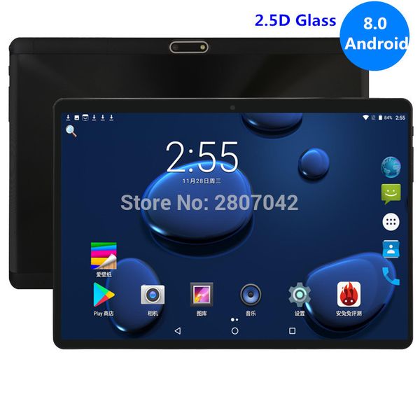 

2019 new 10 inch tablet android 8 0 4gb ram 64gb rom octa core 1280x800 2 5d ip creen dual im card 3g 4g fdd lte gp pad 10