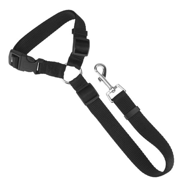 

pet dog collar dog leash pet supplies travel seat belt clip lead adjustable harness auto traction 2049