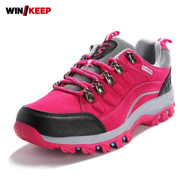 

2019 hiking shoes women waterproof outdoor walking sport comfortable breathable sneaker for lady trainers athletic espadrilles