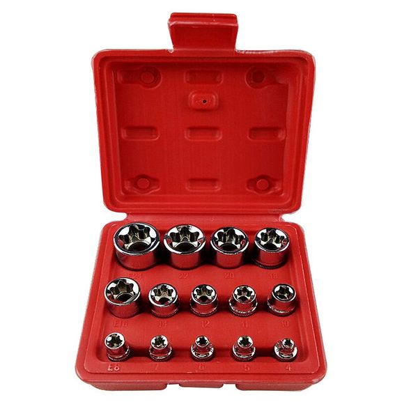 

bhts-14pcs sleeve tool set hexagonal plum socket ratchet wrench accessories car repair tool kit home repair tools