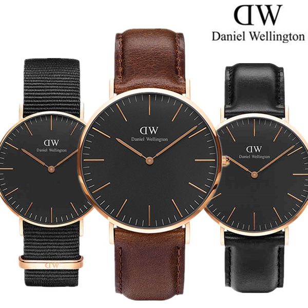 

Новые наручные часы мода винтаж даниэль веллингтон часы мужские женские кожаные