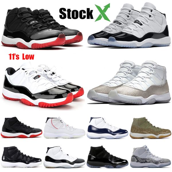 

new low white bred 11 11s мужчины женщины jumpman баскетбол обувь concord 45 white metallic silver платина оттенок пространство дизайнерские