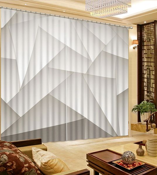

decor curtain stereo geometric lines window 3d curtains drapes for bedroom home decorative wall curtains blackout