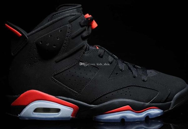 

High Quality Retro Womens Mens 6 Black Infrared Shoes 6s Black Infrared Retros Shoes Size 5- 13 Come With Box