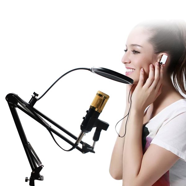 

bm 800 upgraded bm 900 usb microphone for pc microfone condensador usb karaoke microphone with stand tripod &pop filter
