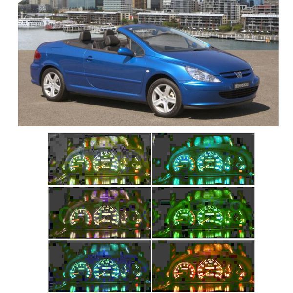 

20pc led light+twist lock instrument panel dashboard light for 307 206 308 407 207 2008 3008 508 3008 2017 406 301