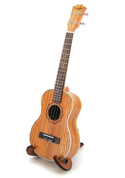 

красивая 26-дюймовый укулеле зебра древесины укулеле небольшой гитара начинающий вход инструмент бесплатная доставка