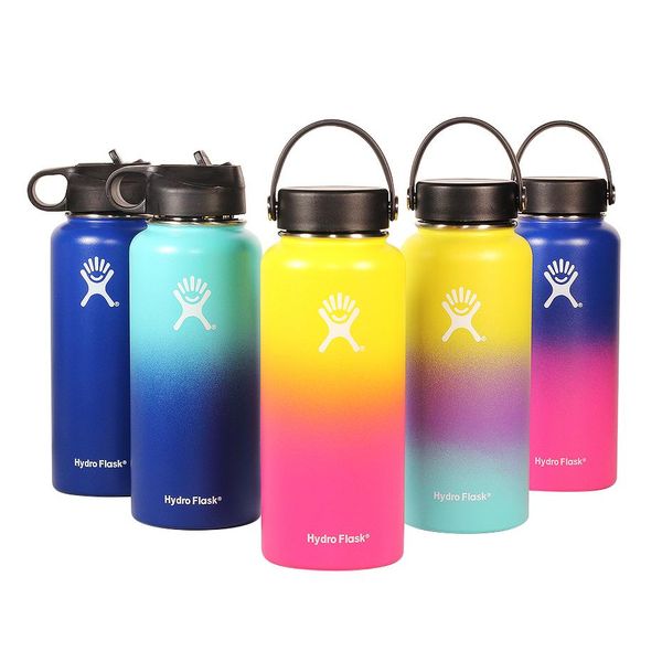 

32oz water bottle flask water bottles stainless steel water isolation vacuum mouth wide thermal bottles portable travel thermal bottle