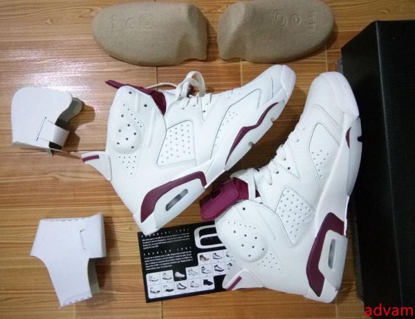 

wholesale og maroon 6s gatorade 6 unc infrared red man basketball shoes with sport shoes size eur 41-47 ing