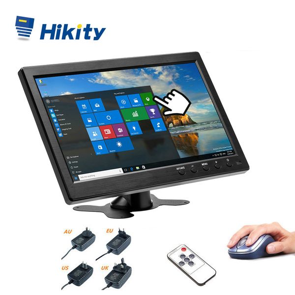

hikity 10.1"car monitor tft lcd hd monitor & pc display color screen 2 channel video input with bnc / avi / vga hdmi