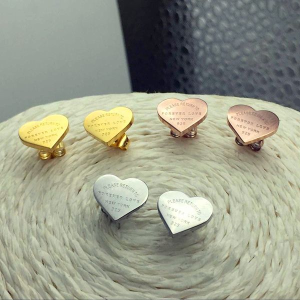 

forever love" золотой серебряный цвета английский алфавит любовь сердца уха шпильки письмо серьги женщины девушки мода ювелирные изделия ак, Golden;silver