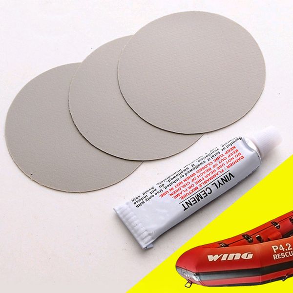 

pvc puncture repair patch glue kit adhesive for inflatable toy swimming pools float air bed dinghies circular patches