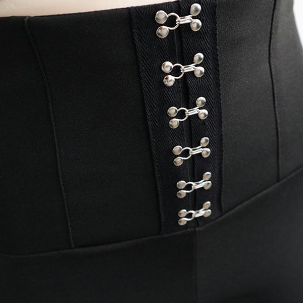 

women high waisted pants casual solid color trouser full length comfortable legging h7jp, White;red
