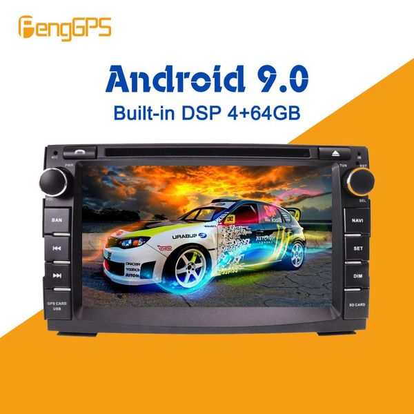 

android 9.0 4+64gb px5 built-in dsp car dvd player multimedia radio for kia ceed 2010 2011 2012 gps navigation radio stereos