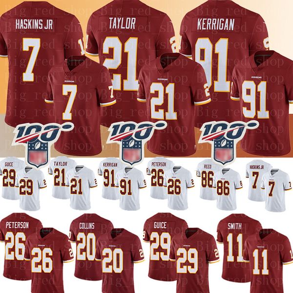 

7 dwayne ha kin jer ey wa hington red kin 21 ean taylor 29 derriu guice jer ey 20 landon collin adrian peter on kerrigan reed 100th