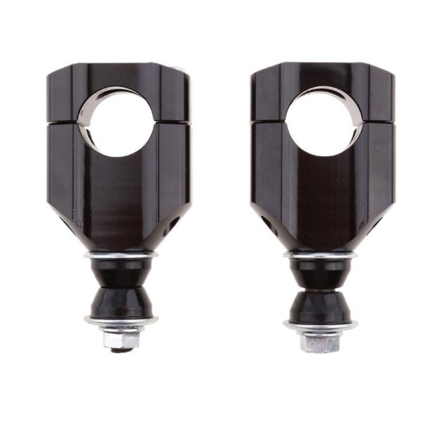 

2pcs 28mm cnc handlebar fat bar mount clamps risers dirt bike motorcycle