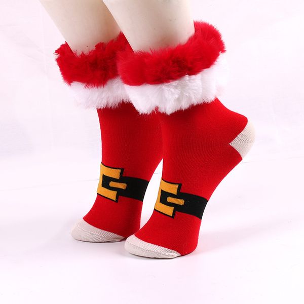 

christmas halloween socks red print funny breathable holiday womens designer stockings autumn winter clild womens underwear, Black;white