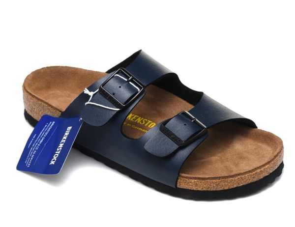 

Birken tock andal cork lipper men ummer flat black gray blue white women flip flop patent leather matte leather lipper