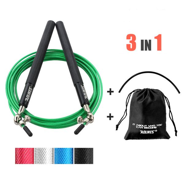 

speed jump rope adjustable aluminum for fitness boxing training metal ball bearings skipping ropes fitness equipment