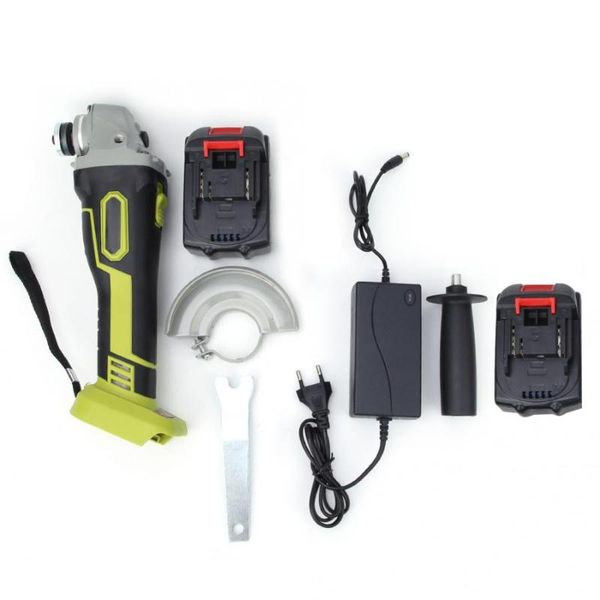 

1300w brushless angle grinder multi-function charging type polishing cutting machine eu plug 80~240v power cutting tool