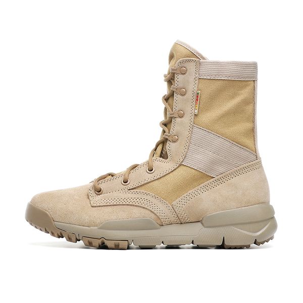 

men tactical boots army boots men's desert waterproof work safety shoes climbing sport shoes ankle women outdoor