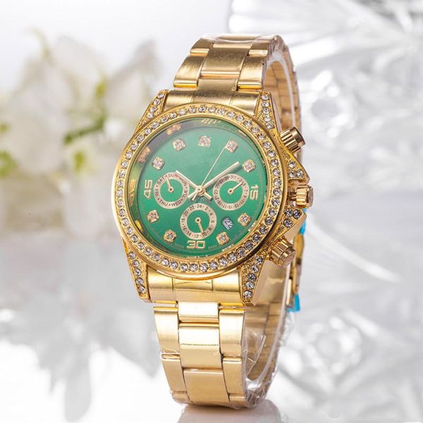 

2019 роскошный модный бренд часы женщина элегантные дамы платье новое золото брилл