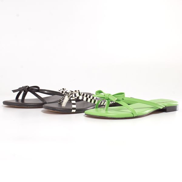 

factory wholesale ladies flats summer bowknot flip flop slide women thong sandal slippers, Black