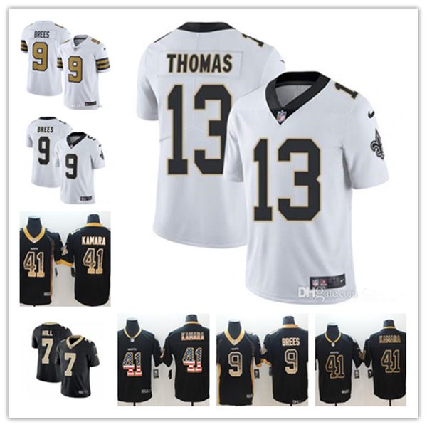 

Men 039 women 039 youth new orlean 9 drew bree 41 alvin kamara 13 michael thoma 7 tay om hill black white cu tom aint football je