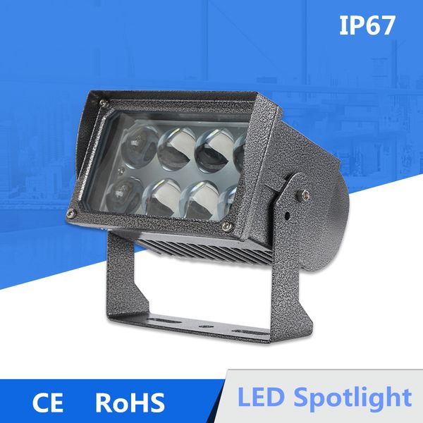 

jml led floodlight narrow beam light 24w spot lamp ac85-265v ip67 spotlight for outdoor decor landscape lighting